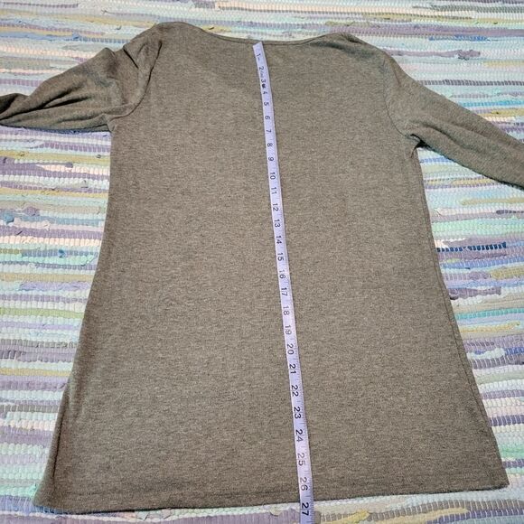 Sinear Ladies Casual Long Sleeve Vneck Blouse Tunic, Med - Picture 11 of 14